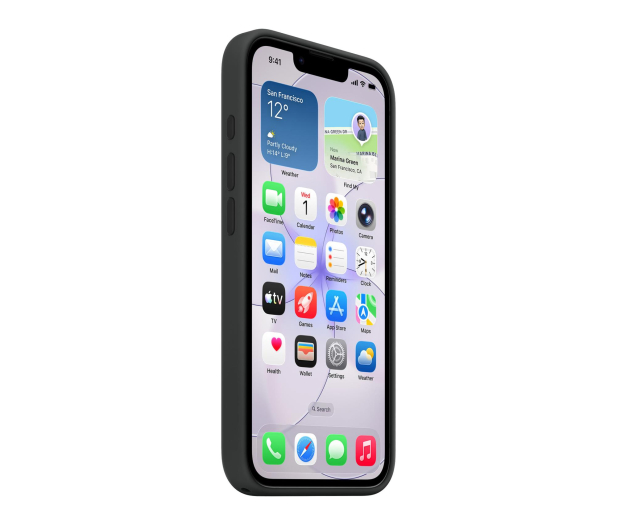 APPLE Silikonowe etui do iPhone 17e MagSafe czarne - 1506116 - zdjęcie 4